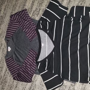 2 top striped set!